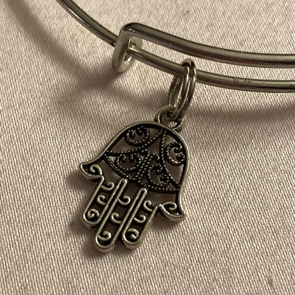 Hamsa Hand, Ballerina Tutu, and Elephant Stretch Bangle Bracelet - Picture 2 of 5